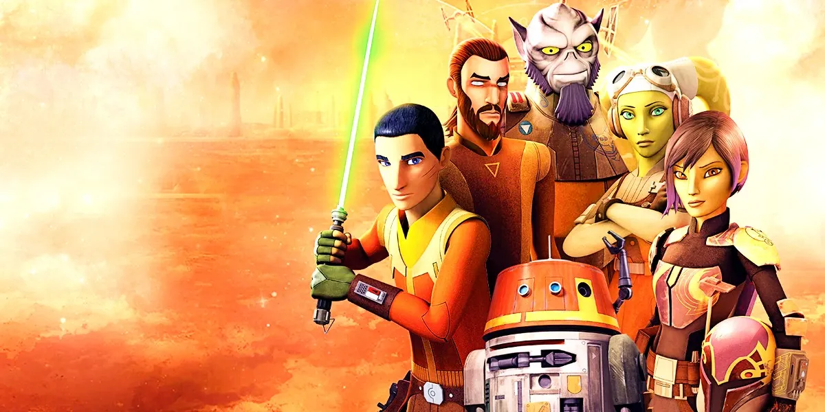 The Ghost Crew in a Star Wars Rebels poster