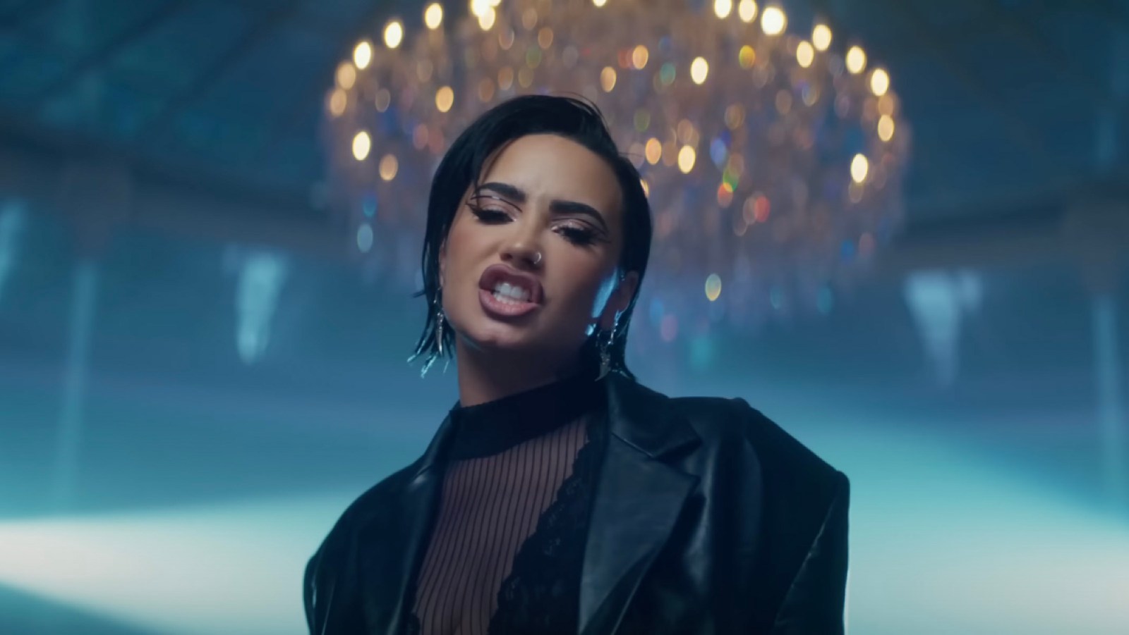 Demi Lovato in her music video for "Still Alive"