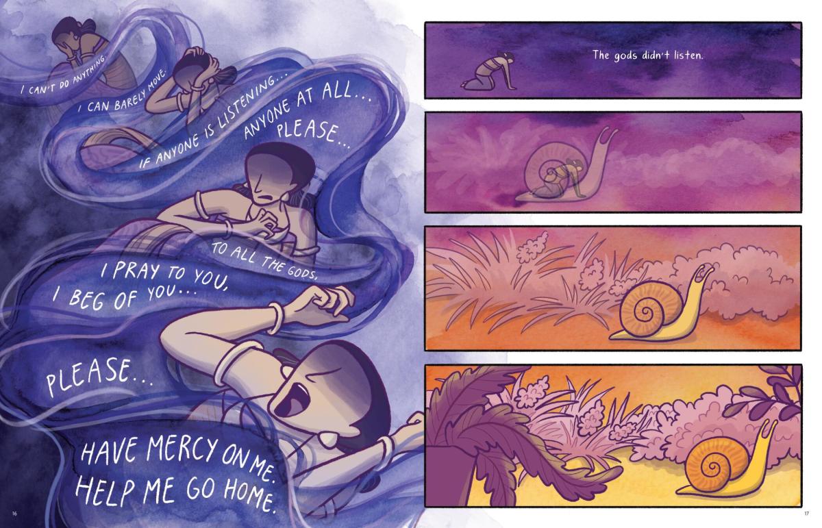 Page of "Stories of The Island" by Clar Angkasa.