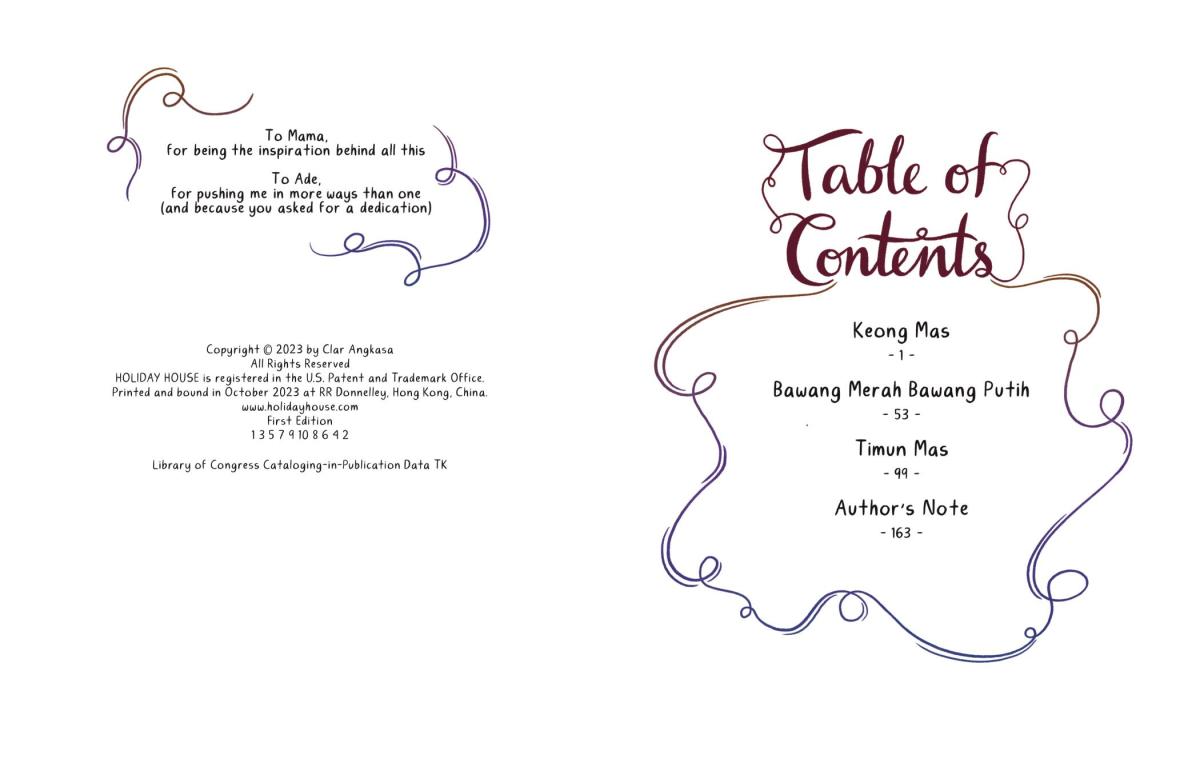 Page of "Stories of The Island" by Clar Angkasa.