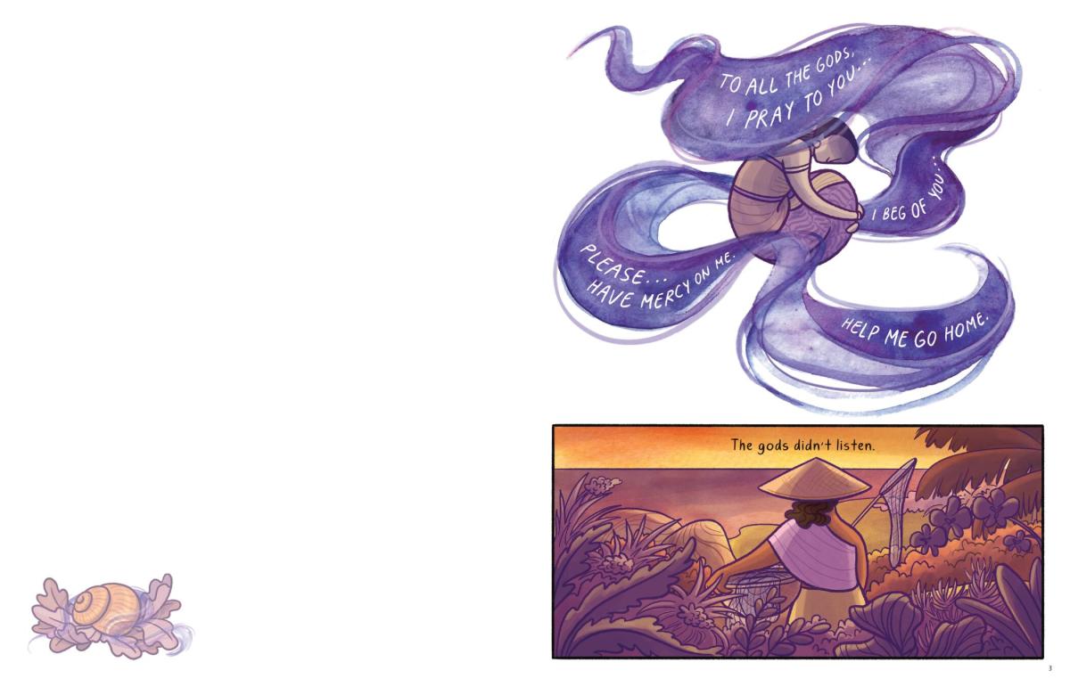 Page of "Stories of The Island" by Clar Angkasa.