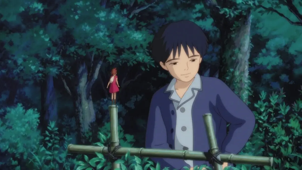 Arrietty and Sho in 'The Secret World of Arrietty' 