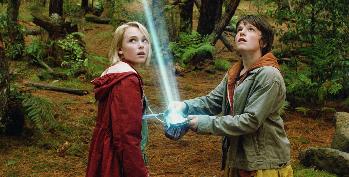 Jesse and Leslie in Bridge to Terabithia