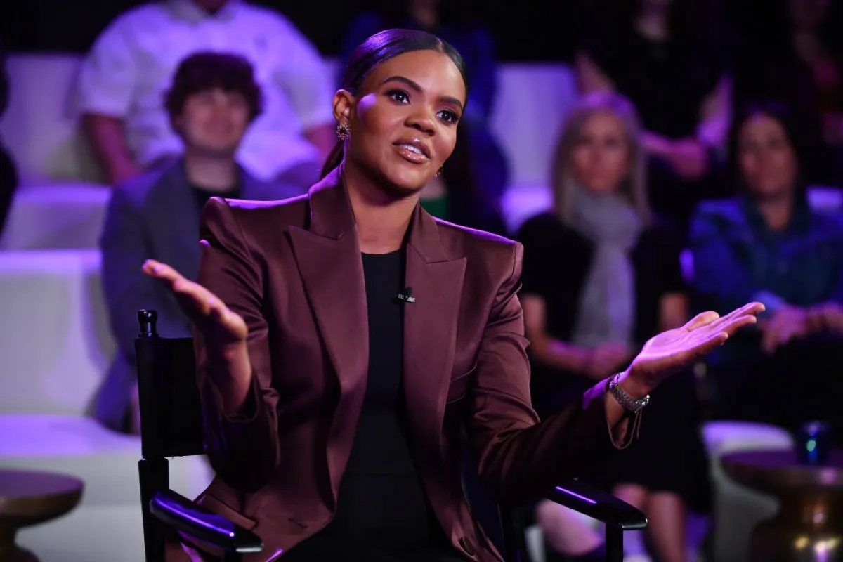 Candace Owens is seen on set of "Candace" on May 03, 2022 in Nashville, Tennessee.