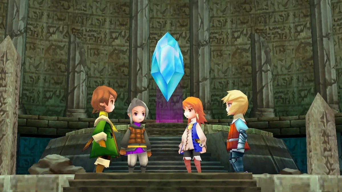 The orphans of FFIII around a crystal
