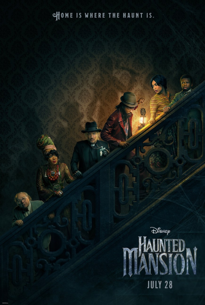 The poster for Haunted Mansion from Disney