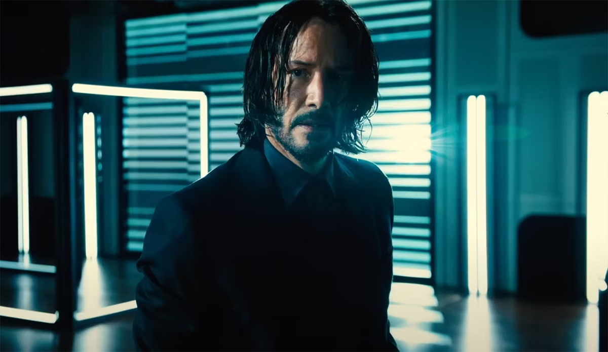 Keanu Reeves as John Wick in the fourth installment