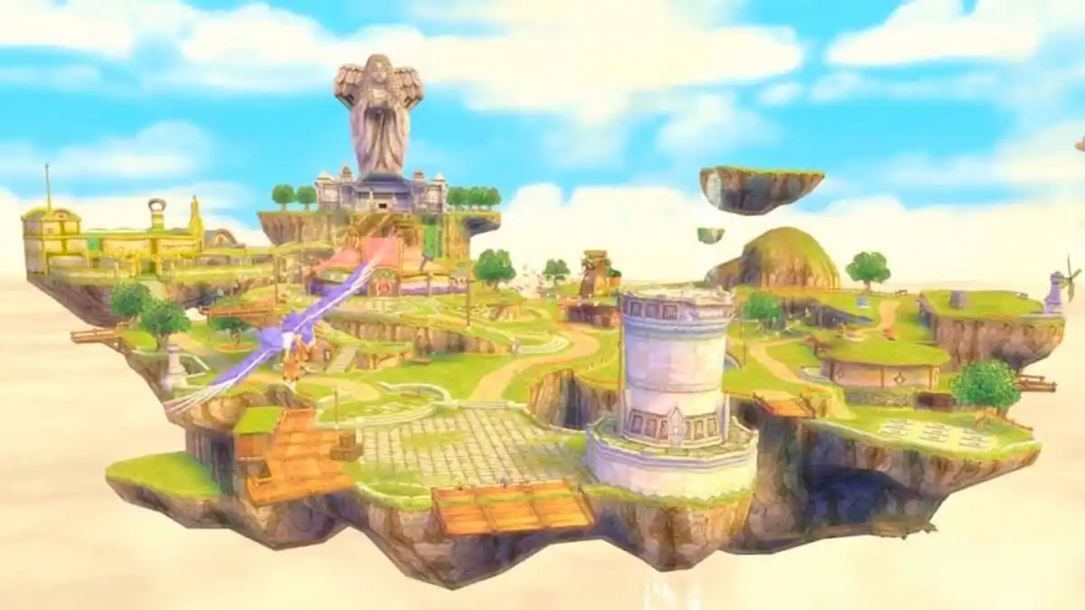 Skyloft in The Legend of Zelda: Skyward Sword
