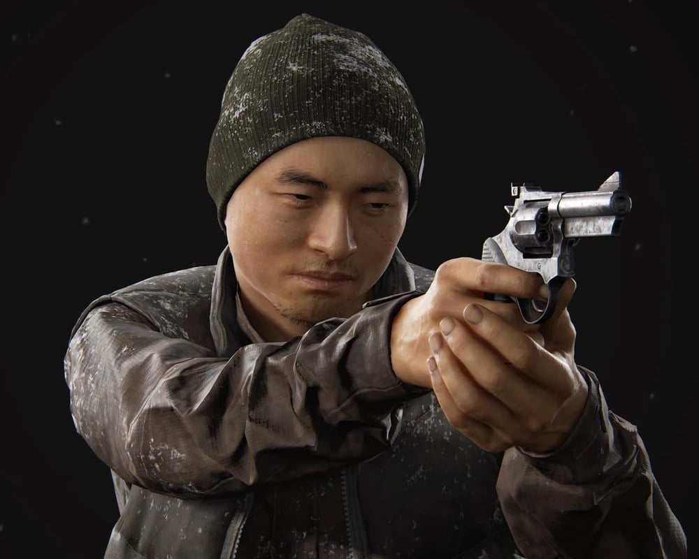 Nick holding a pistol in 'The Last of Us Part 2'