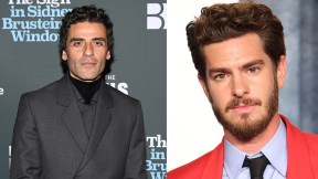 Andrew Garfield and Oscar Isaac in a mashed up picture