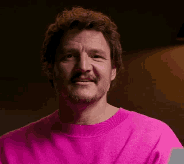 Animated gif of Pedro Pascal looking at the camera, smiling, and saying "I'm your daddy."