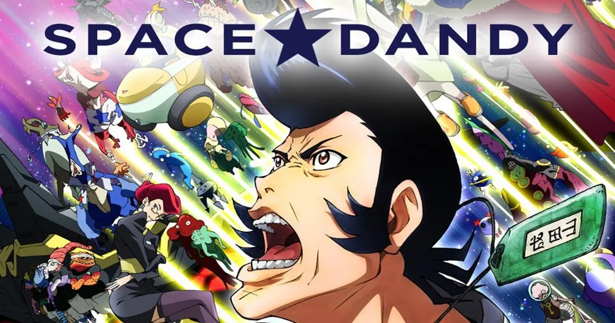 Space Dandy and his friends in the promo art!