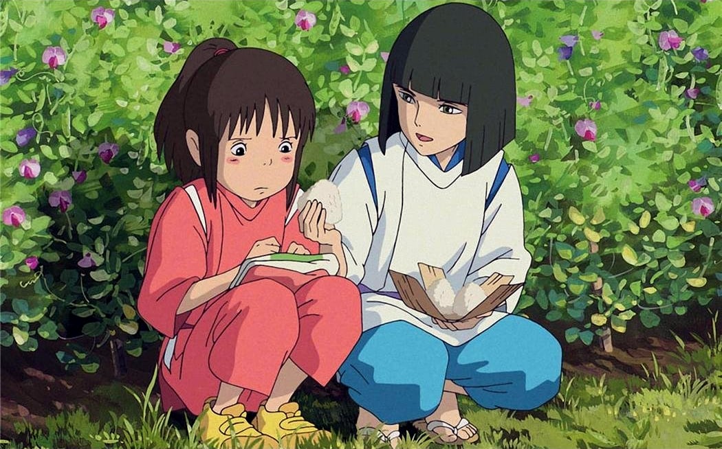 Haku and Chihiro in 'Spirited Away'