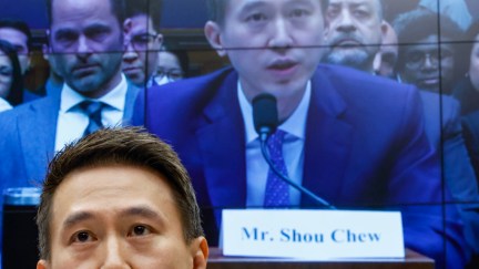 TikTok CEO Shou Zi Chew testifies before Congress.