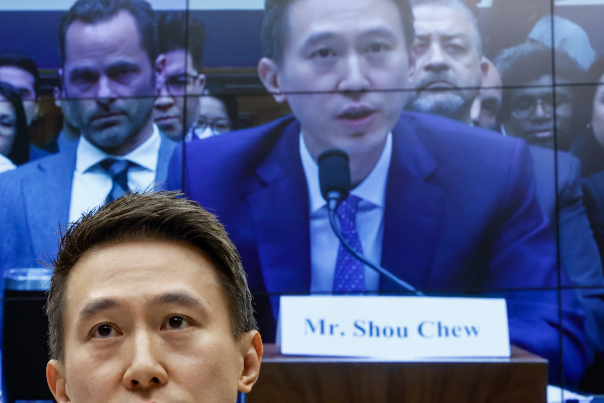 TikTok CEO Shou Zi Chew testifies before Congress.