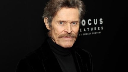 Willem Dafoe at the premiere for Inside in New York City.