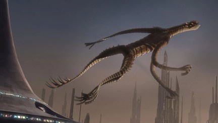 The Zillo Beast on Coruscant in 'Star Wars: The Clone Wars'