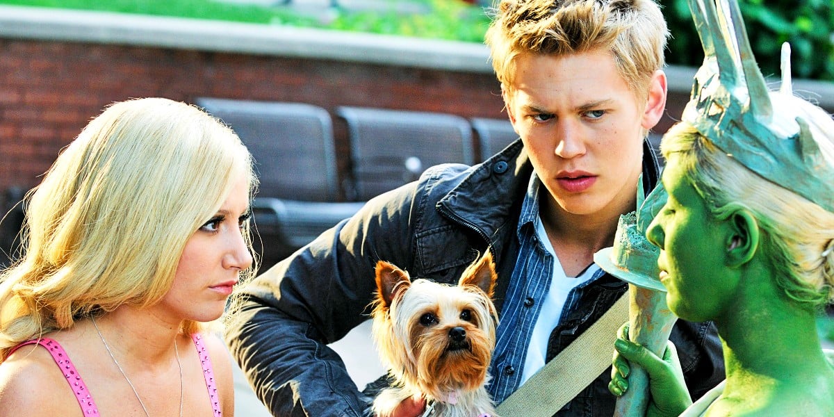 Ashley Tisdale as Sharpay and Austin Butler as Peyton in Sharpay's Fabulous Adventure