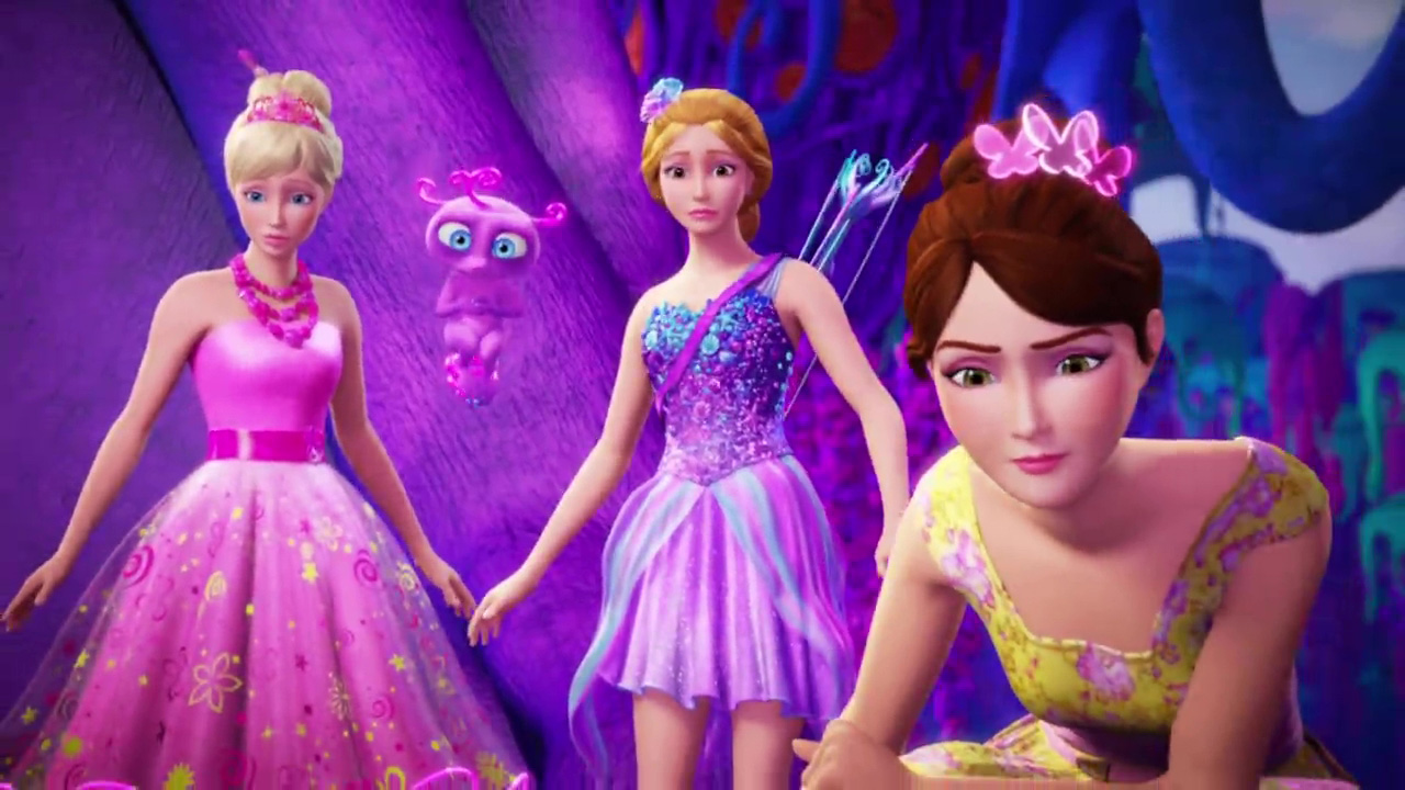 Barbie and her friends in 'Barbie and the Secret Door'