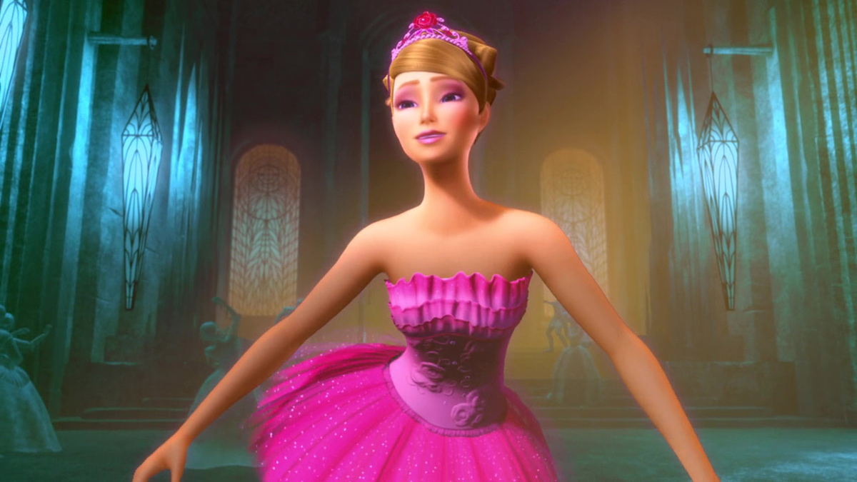 Barbie as a ballerina in 'Barbie in the Pink Shoes'