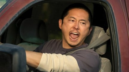 Danny Cho having a spot of road rage.