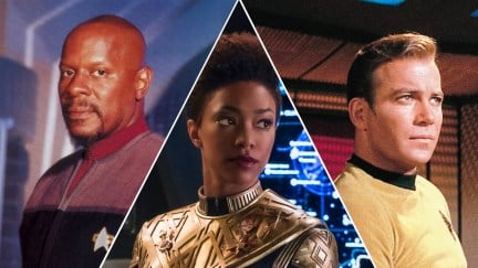Best 'Star Trek' captains: Benjamin Sisko, Michael Burnham, and James T. Kirk