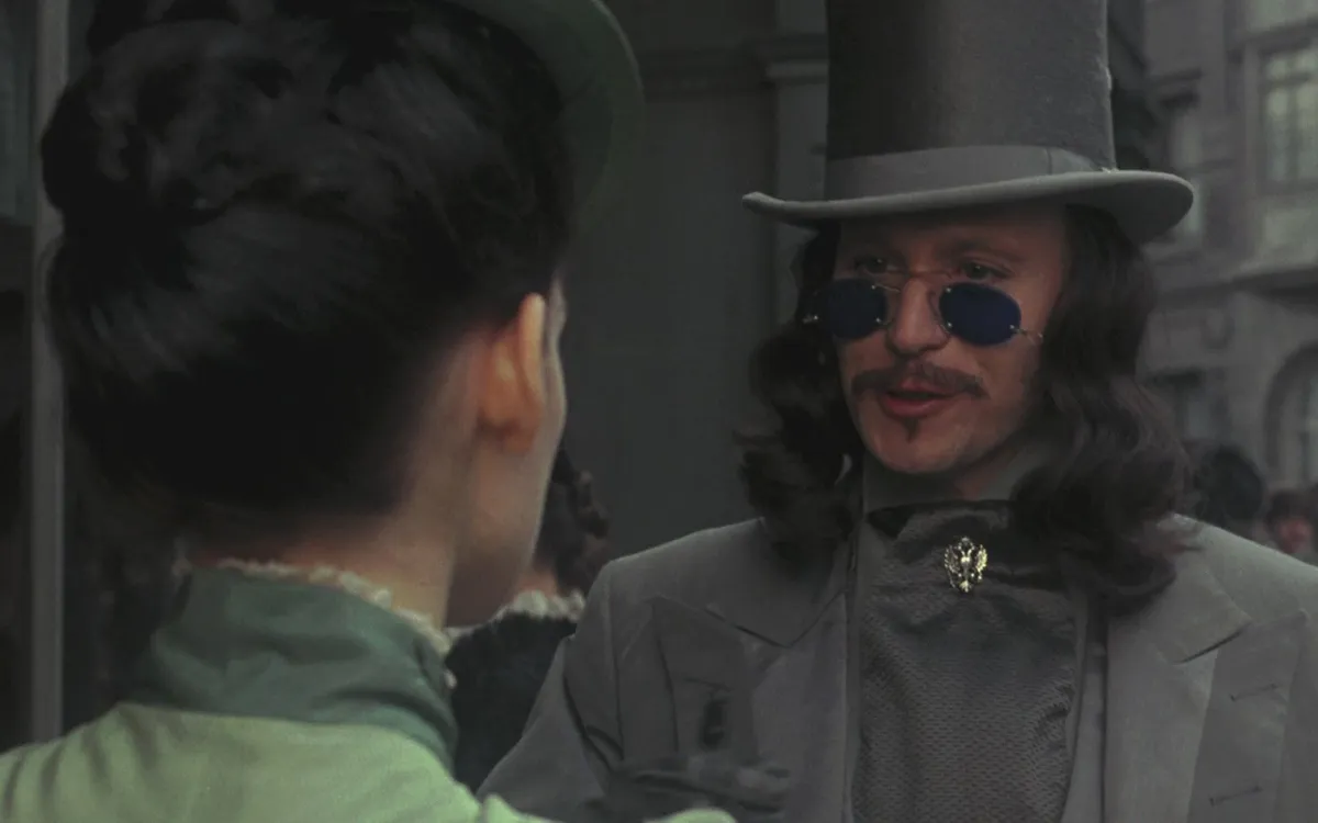Gary Oldman as Dracula meets Winona Ryder's Mina Murray in Francis Ford Coppola's Bram Stoker's Dracula