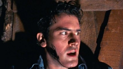 Bruce Campbell as Ash in 'The Evil Dead'