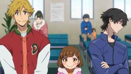 Kazuki, Miri, and Rei in Buddy Daddies