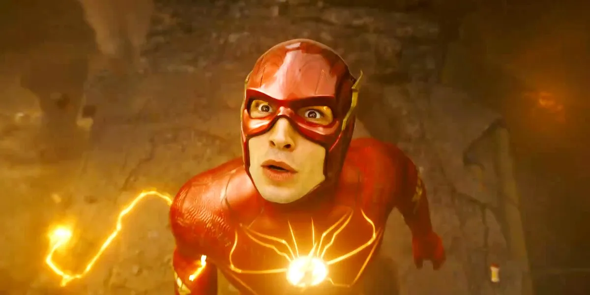 Ezra Miller as Barry Allen in The Flash