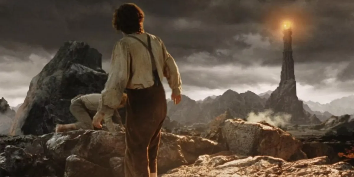 Frodo in Mordor in The Lord of the Rings: The Return of the King
