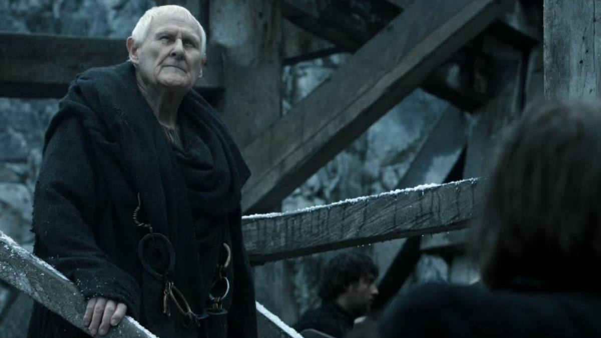 Maester Aemon Targaryen as he appeared in Game of Thrones