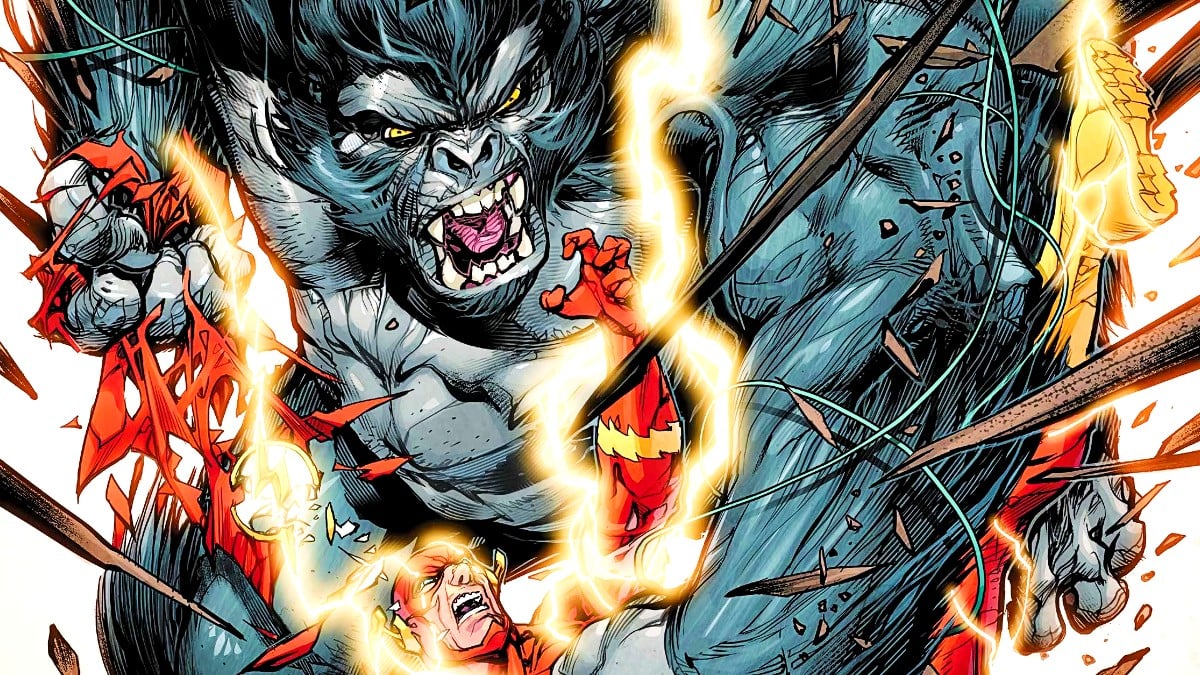 Gorilla Godd and Barry Allen (a.k.a. The Flash)