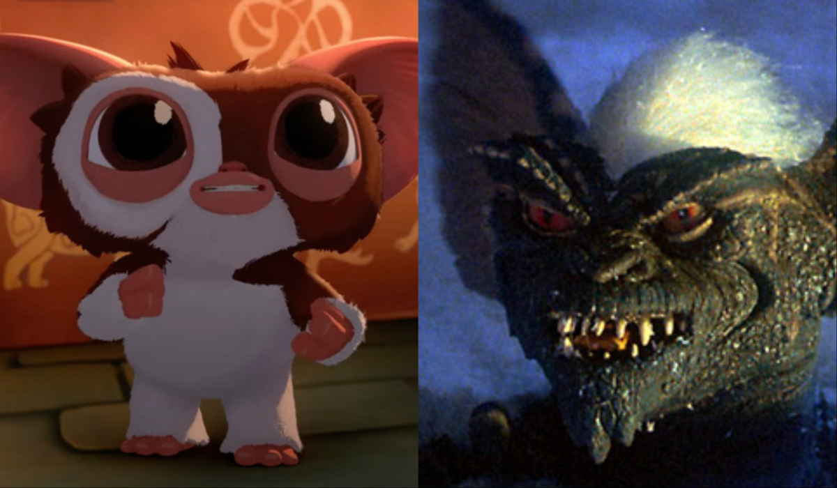 The difference in art style between new Gremlins Secrets of the Mogwai and the original Gremlins.