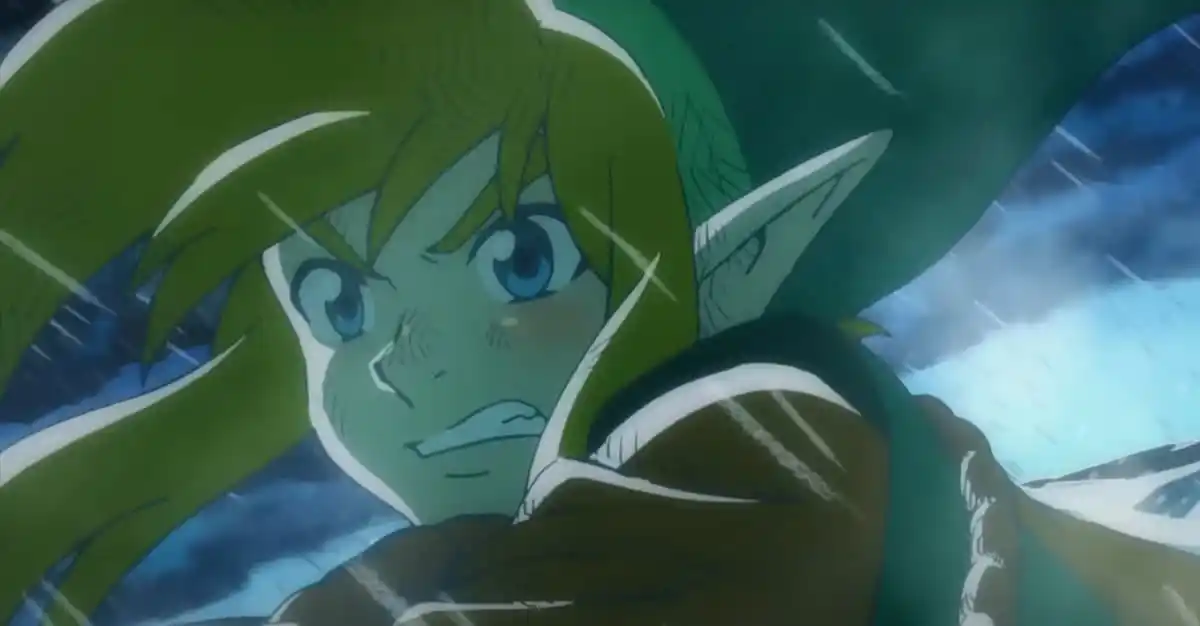Link from the opening cut scene of the 2019 remake of Link's Awakening