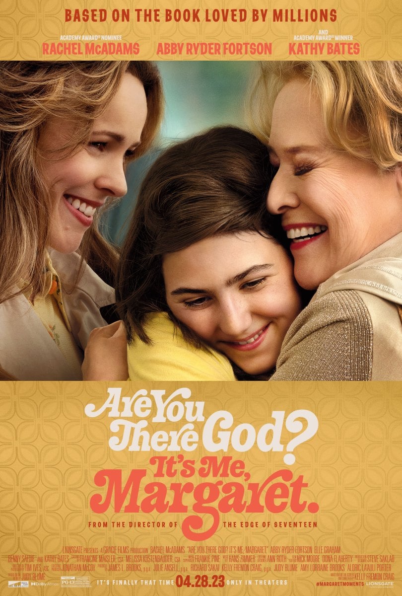 The full poster for Are You There God, It's Me Margaret