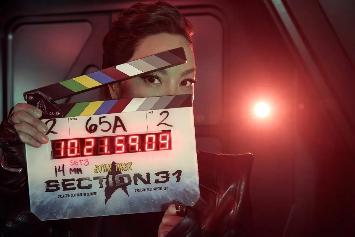 First look at Michelle Yeoh on the set of Star Trek: Section 31