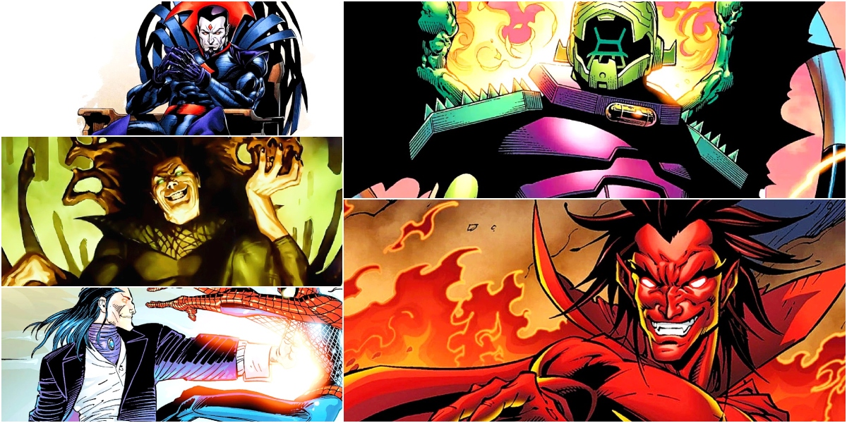 Mister Sinister, Nightmare, Morlun, Annilhilus, and Mephisto in Marvel Comics