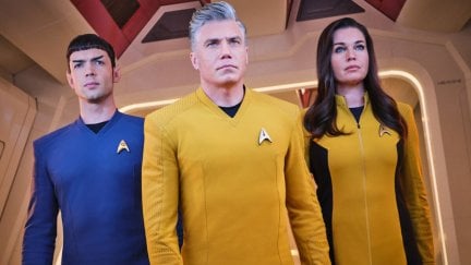 Spock, Pike, and Una in 'Star Trek: Strange New Worlds'