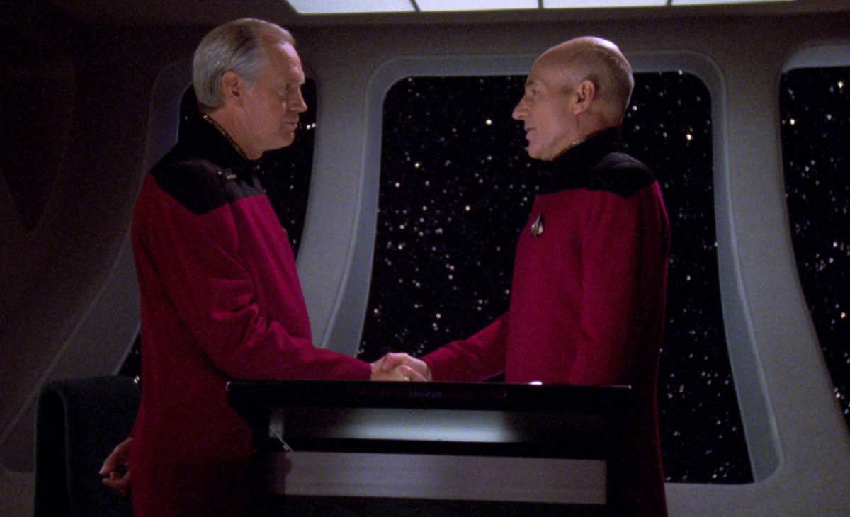 'Star Trek: The Next Generation' season 6, episodes 10 and 11, "Chain of Command"
