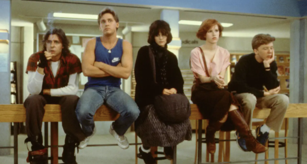The library scene from 'The Breakfast Club'