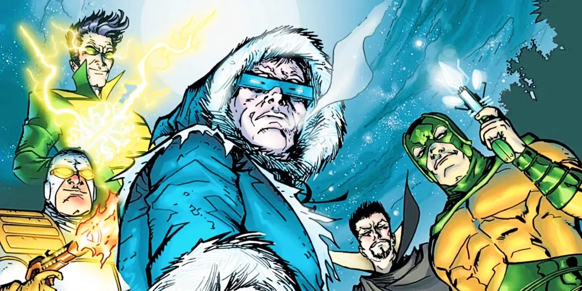 Flash villain team, The Rogues, led by Captain Cold