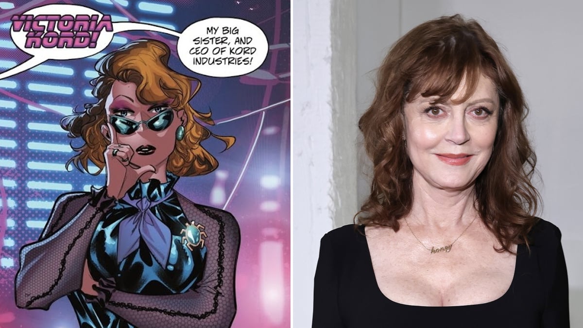 Victoria Kord from the DC's 'Blue Beetle' comic and Susan Sarandon
