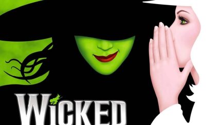 The iconic Wicked poster from Broadway