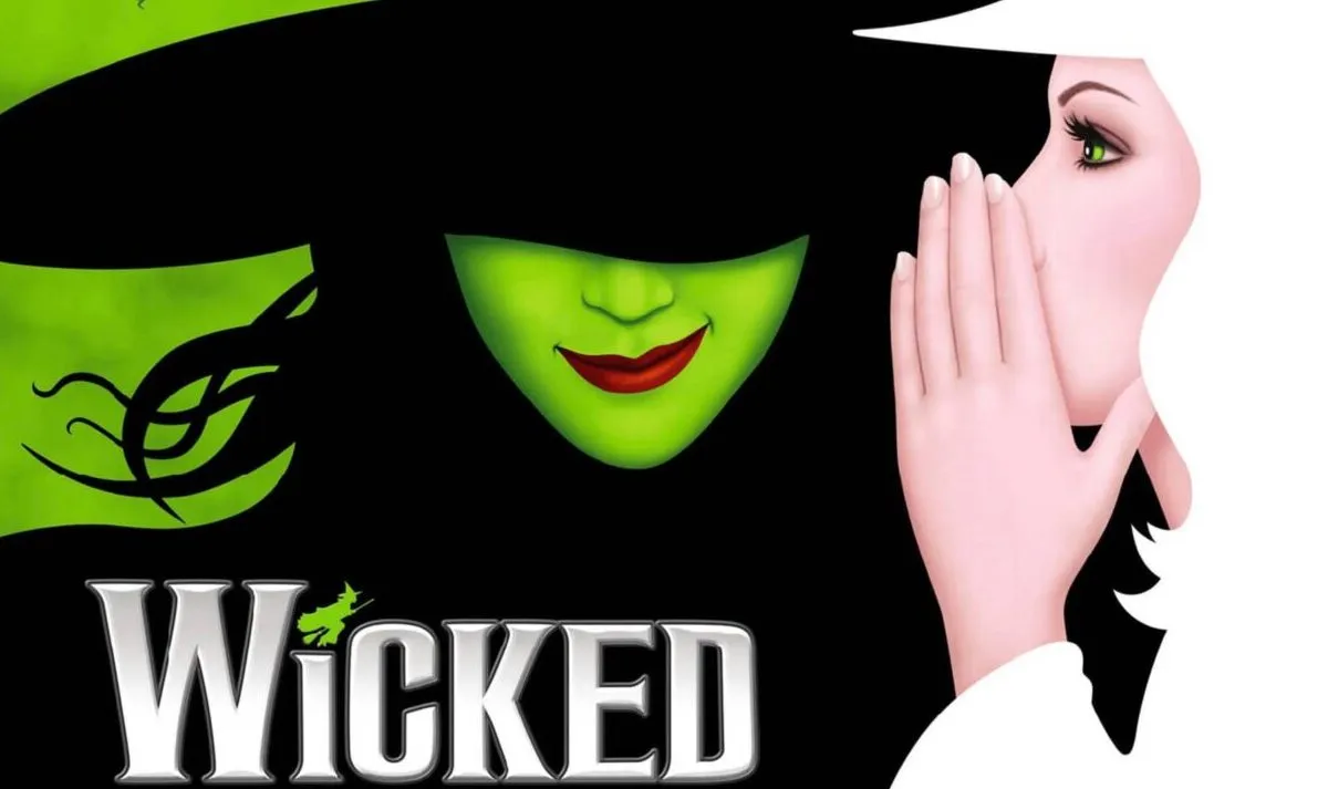 The iconic Wicked poster from Broadway