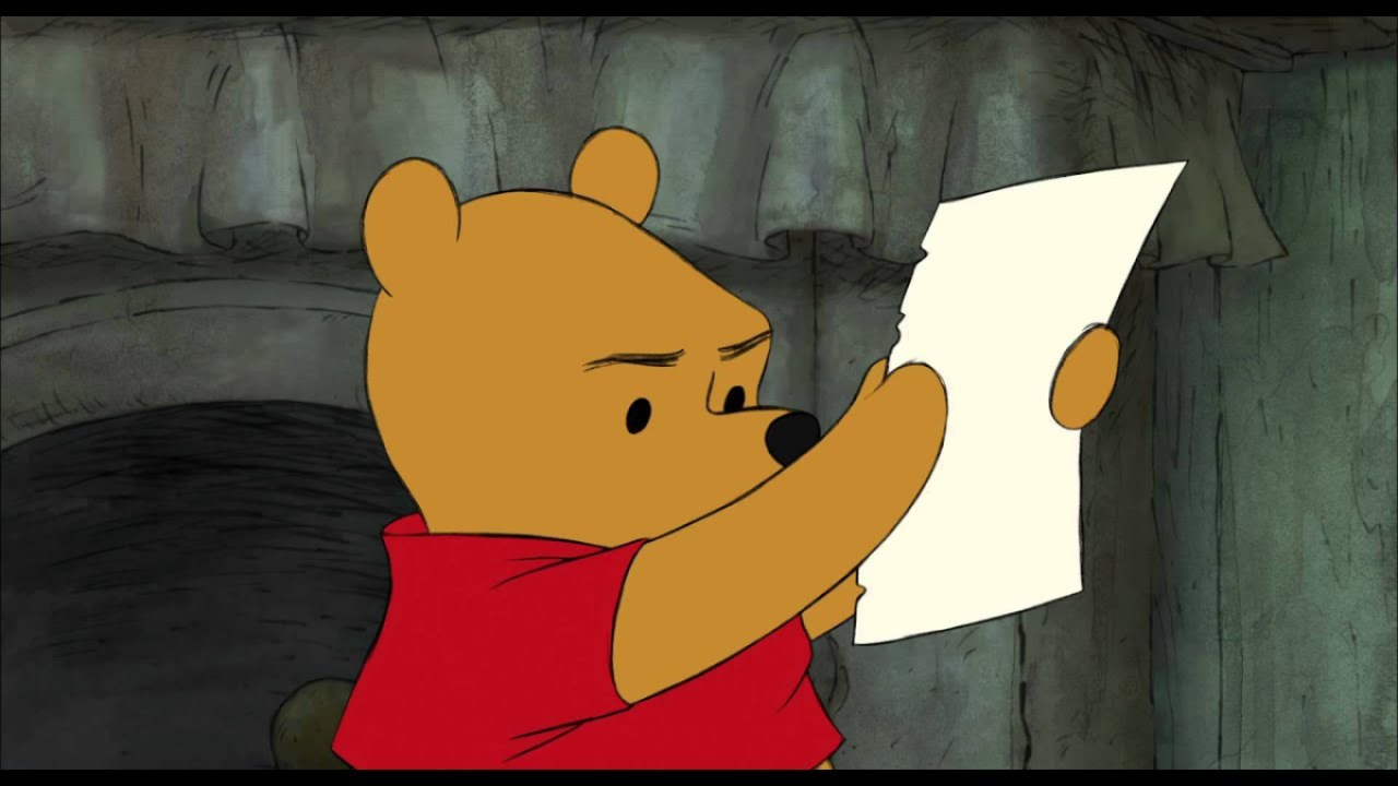 Pooh gets down to business as an auteur.
