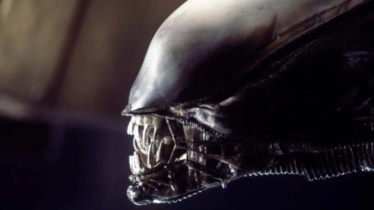 Profile shot of a Xenomorph in 'Alien'