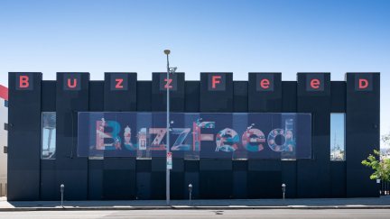 General view of BuzzFeed's Hollywood offices