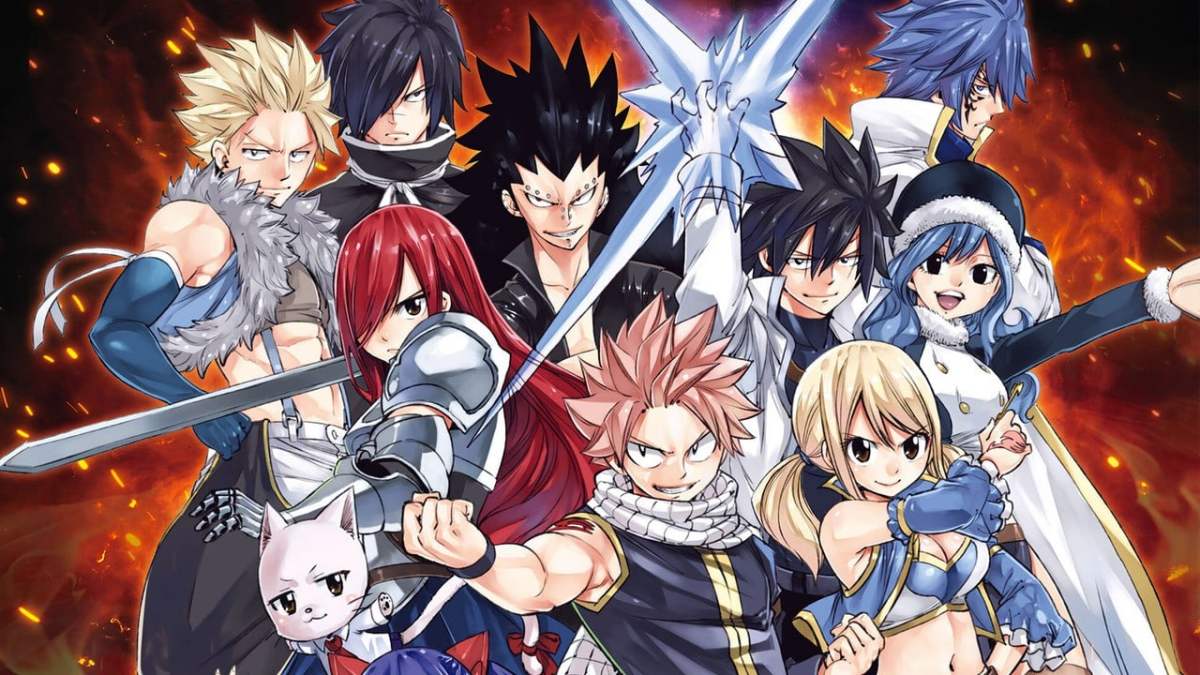 The cast of fairy tail