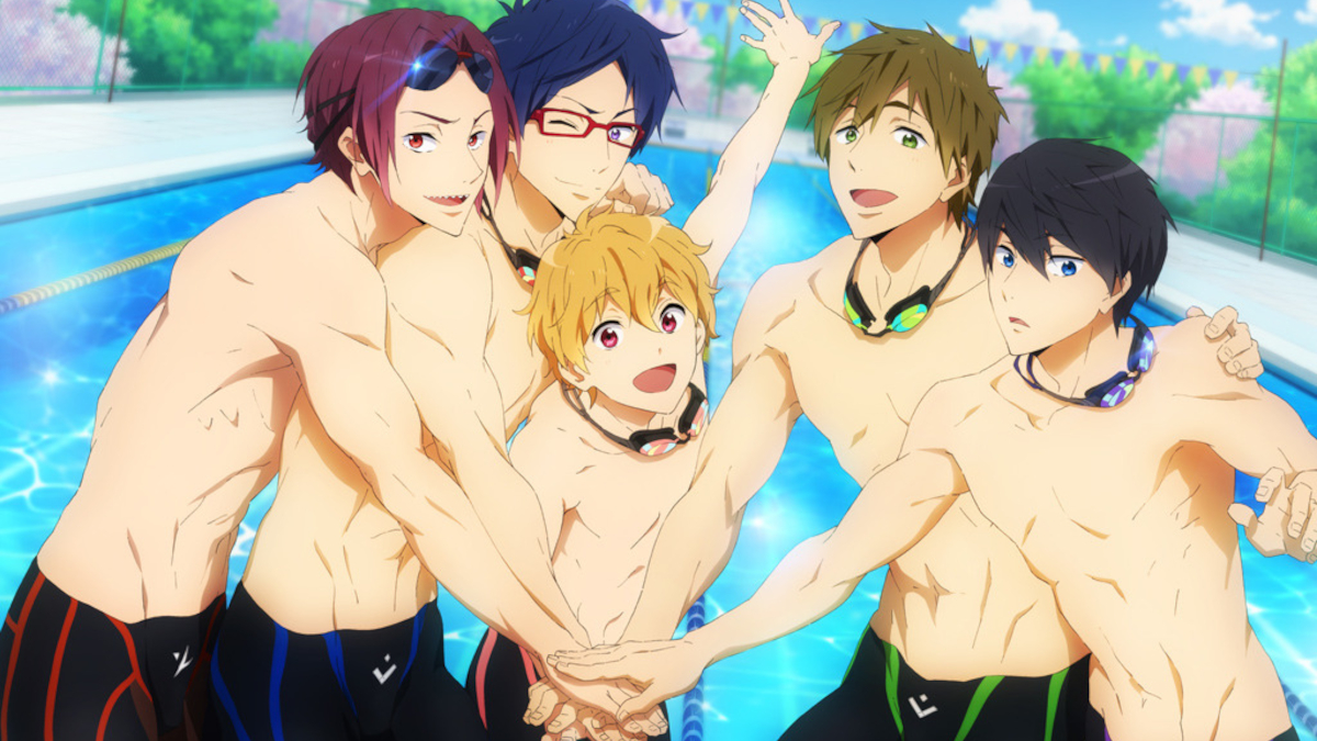 The cast of Free!